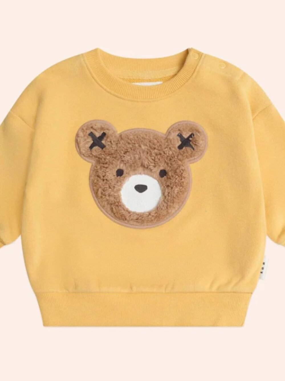 Furry Hux bear Sweatshirt Yellow